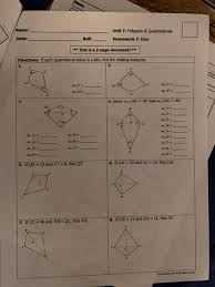 Unit 7 polygons & quadrilaterals homework 3: Unit 7 Polygons Quadrilaterals Homework 4 Anwser Key Unit 7 Polygons And Quadrilaterals Homework 3 Answer Key After The Quiz We Looked At Reasons Why Quadrilaterals Are Parallelograms Today