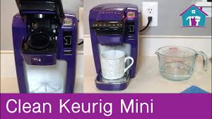 how to clean keurig mini 22 steps