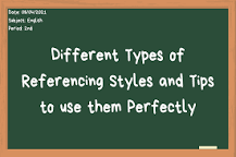 What are the two main types of referencing?
