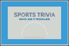 Put your film knowledge to the test and see how many movie trivia questions you can get right (we included the answers). Sports Trivia Questions Quiz Who Am I Riddles Sports Feel Good