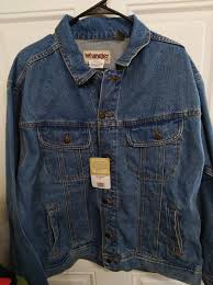 rugged wear unlined denim jacket size