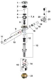 Sloan Regal Parts Breakdown For Flushometer Repair Store