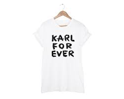 Karl Lagerfeld Tee Rip Karl Lagerfeld Shirt Karl Forever