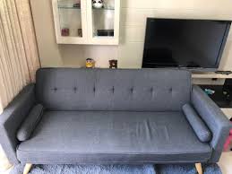 rhona sofa bed stone grey furniture