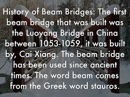 beam bridges by henry renie