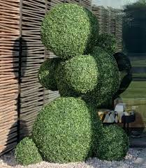 artificial outdoor topiary trees plants