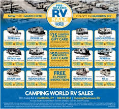 We did not find results for: Pre Season Rv Sale Camping World Rv Sales Hamburg Ny