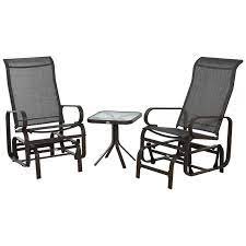 Outsunny Rocking Chair And Table Set 2