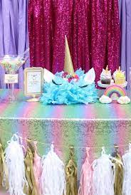 129 pack unicorn birthday party decorations, unicorn theme party supplies set for girl's birthday party with balloons garland kit, birthday backdrop, unicorn foil balloons, curtains and paper fan 4.7 out of 5 stars 425 15 Magical Unicorn Party Ideas How To Throw A Unicorn Party