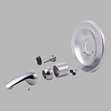 Mecor 55x31 bathtub shower door 1/4 clear glass hinged pivot radius frameless chrome finish. Buy Delta Faucet Shower Handle Renovation Repair Trim Kit For Delta 600 Series Tub And Shower Trim Kits Stainless Rp54870ss Online In Indonesia B004yk6m4u