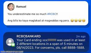 rcbc rewards netizen over witty credit