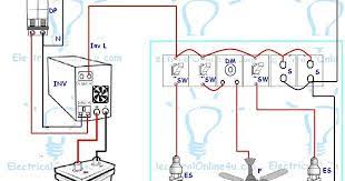 Variety of inverter generator wiring diagram. Ups Inverter Wiring Diagram For One Room Office Electricalonline4u