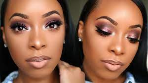 nigerian glitter makeup tutorial
