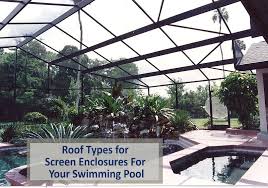 screen enclosures for your swimming pool