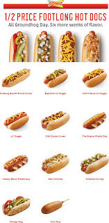 Pinned January 30th 50 Off Hot Dogs Monday At Sonic Drive