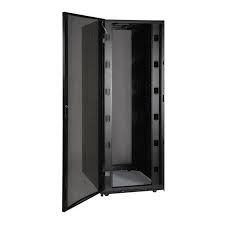 42u black server rack cabinet with