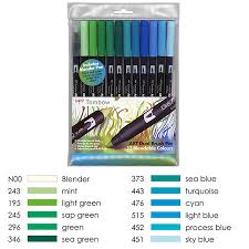 Tombow Abt Dual Brush Pen Set Of 12
