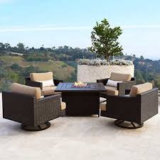 This is the 24 inch model. Belmont 5 Piece Fire Chat Set Costco