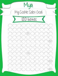 Girl Scout Cookie Sales Free Printable Goal Posters