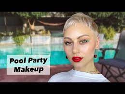 pool party friendly makeup no