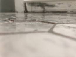 uneven bathroom floor tile marble hex