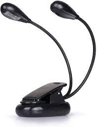 Shop with afterpay on eligible items. 4led Clip Book Reading Lamp Battery Operated Flexible Dual Head Clip 2 Mode Bright Reading Lamp Bedside Lamp Black Amazon De Beleuchtung