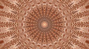brown swirl artistic circle digital art