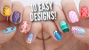 10 easy nail art designs for beginners