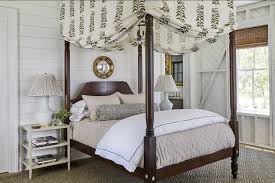 master bedroom with four poster bed
