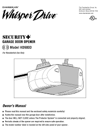 chamberlain whisper drive security