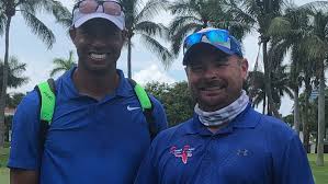 Tiger woods and his son charlie woods compete in the 2020 pnc championship where professional golfers play alongside their children. What S It Like To Caddie With Tiger Woods Incredible But Also Complicated
