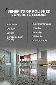 polished concrete floors benefits