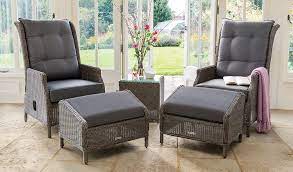 classic recliner with footstool