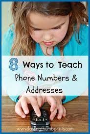 8 Ways To Teach Children Their Address And Phone Number Lasting