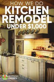 Check out this video first. Diy Kitchen Remodel Ideas How We Did It For Under 1 000