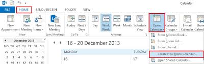 shared calendar in outlook office 365