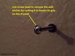 How To Remove Plastic Drywall Anchors