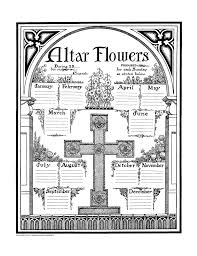 Churchpublishing Org Altar Flower Chart