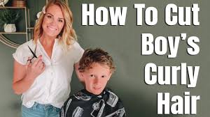 how to cut boy s curly hair you