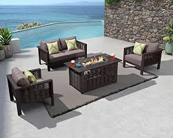 Purple Leaf Outdoor Patio Furniture Set