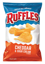 sour cream flavored potato chips ruffles