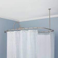 Shower Curtain Rod For Corner Garden