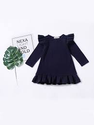4.6 out of 5 stars 245. Wholesale Royal Blue Ruffled Long Sleeves Dress For Bab