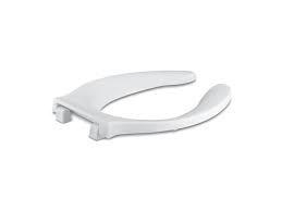 Elongated Toilet Seat With Check Hinge