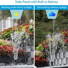 7v Solar Fountain Watering Kit Power
