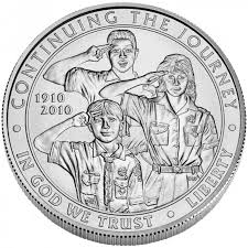 boy scouts of america centennial silver