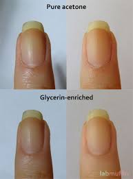 glycerin nail polish remover