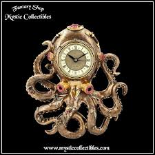 Steampunk Wall Clock Octoclock Octopus