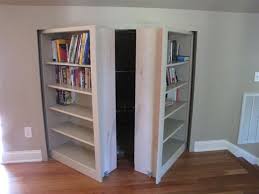 Knee Wall Bookshelves With Storage Behind