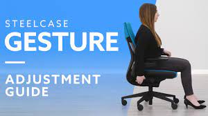 adjust the steelcase gesture chair